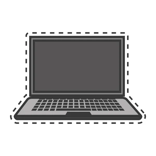 Ikone für Laptop-Computer — Stockvektor