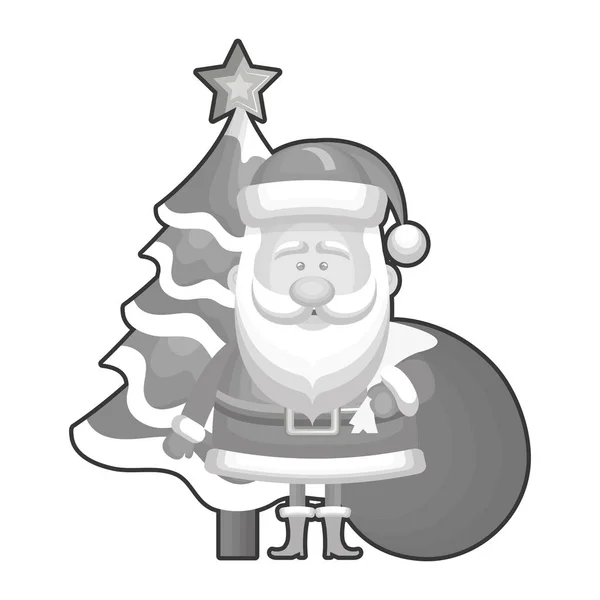 Симпатичный персонаж Санта Клауса — стоковый вектор