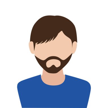 işadamı karakter avatar izole