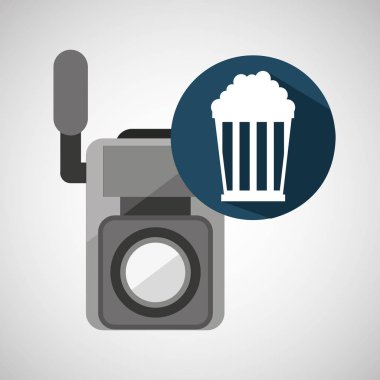 film video kamera pop corn