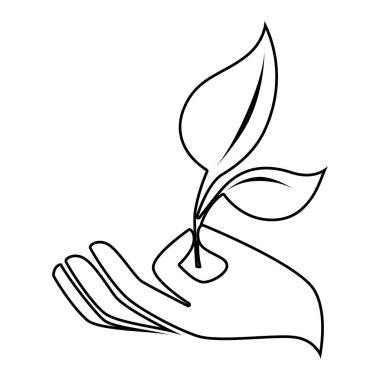 ağaç bitki siluet simge