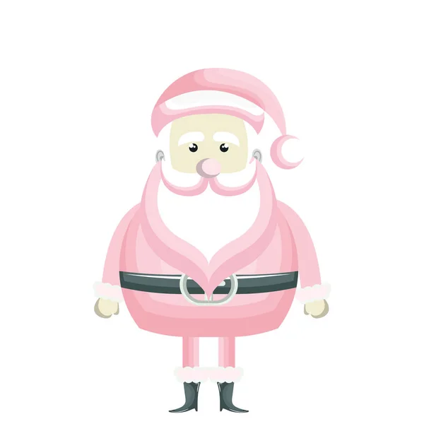 Mignon Père Noël claus caractère — Image vectorielle