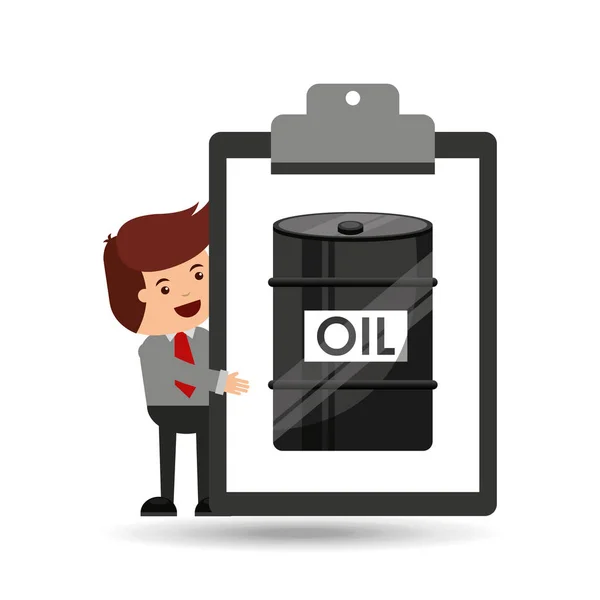 Olie- en benzinebestendig industrie checklist — Stockvector