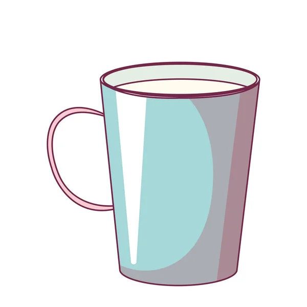 Utsökt kaffe drink isolerade ikonen — Stock vektor