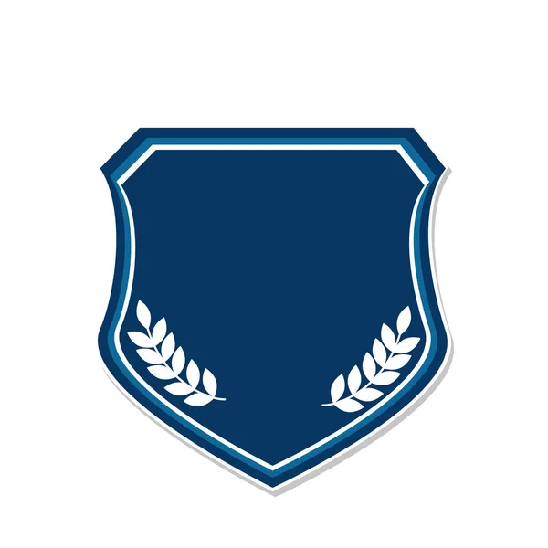 Emblème scolaire cadre icône — Image vectorielle