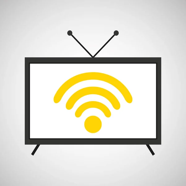 Pantalla tv película en línea internet — Archivo Imágenes Vectoriales