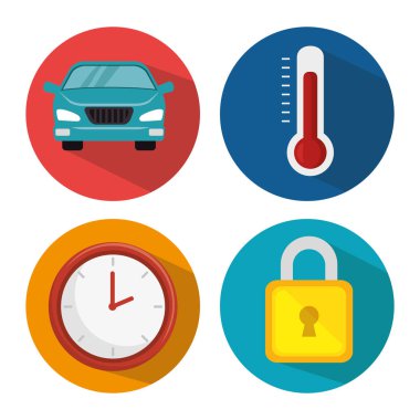 Akıllı ev set menü simgeleri