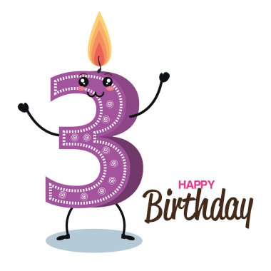 iyi ki doğdun mum numara karakter