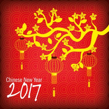 2017 Çin yılı horoz poster