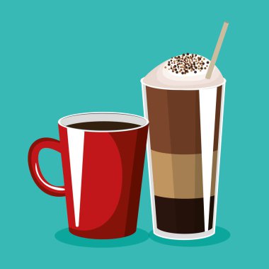 lezzetli kahve dükkanı ürünleri