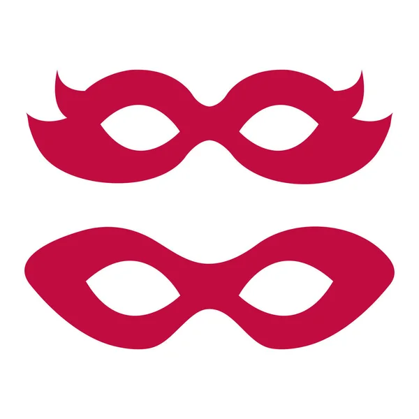 Ikona obchody karnawałowe maski — Wektor stockowy