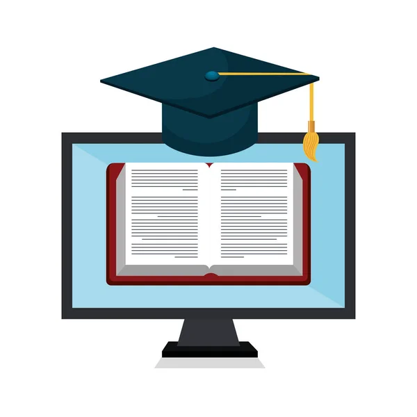 Online Eğitim Icons set — Stok Vektör