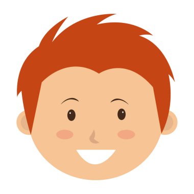 Küçük ve şirin çocuk gülümseyen