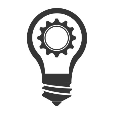 Ampul veya büyük fikir izole simgesi