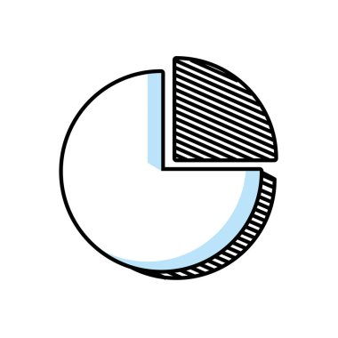 pasta Infographic izole simgesi