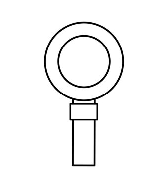 büyüteç izole edilmiş simge ara