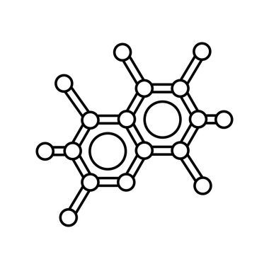 molekül yapısı izole simgesi