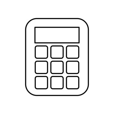 hesap makinesi matematik izole simgesi