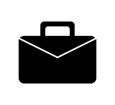 Portföy iş izole simgesi