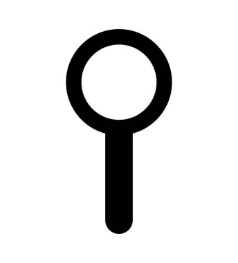 büyüteç izole edilmiş simge ara