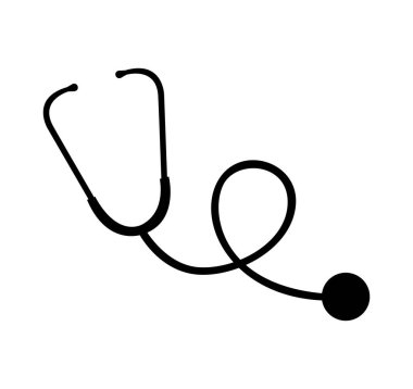 stethoscope medical device icon clipart