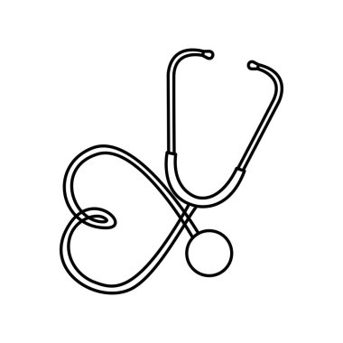 stetoskop tıbbi cihaz simgesi