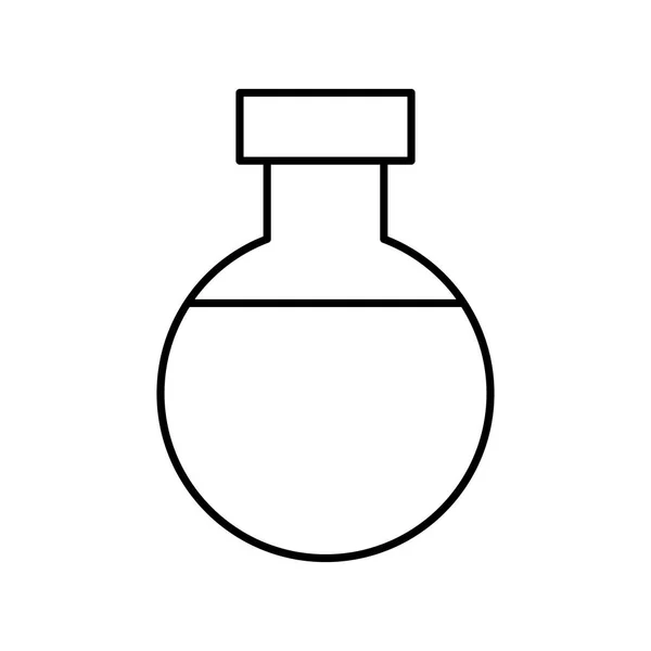 Tube test icône isolée — Image vectorielle