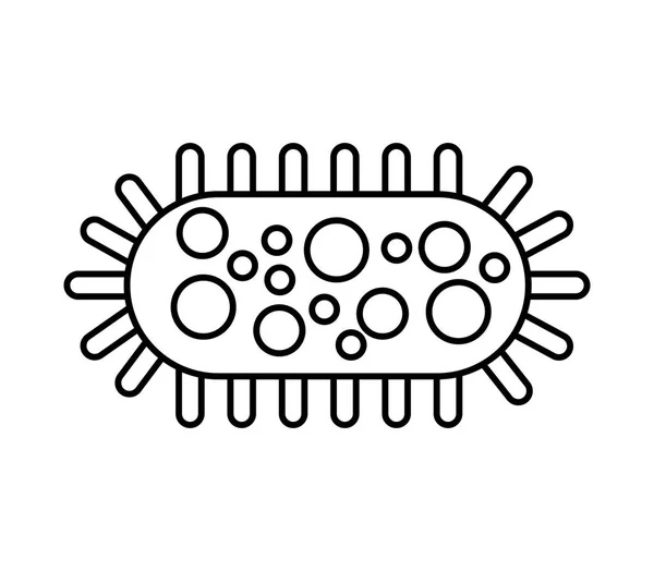 Estrutura da molécula ícone isolado — Vetor de Stock