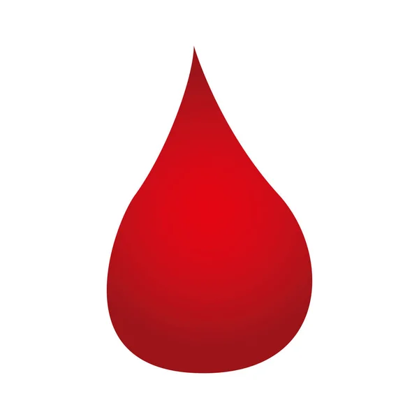 Крапля крові ізольована іконка — стоковий вектор