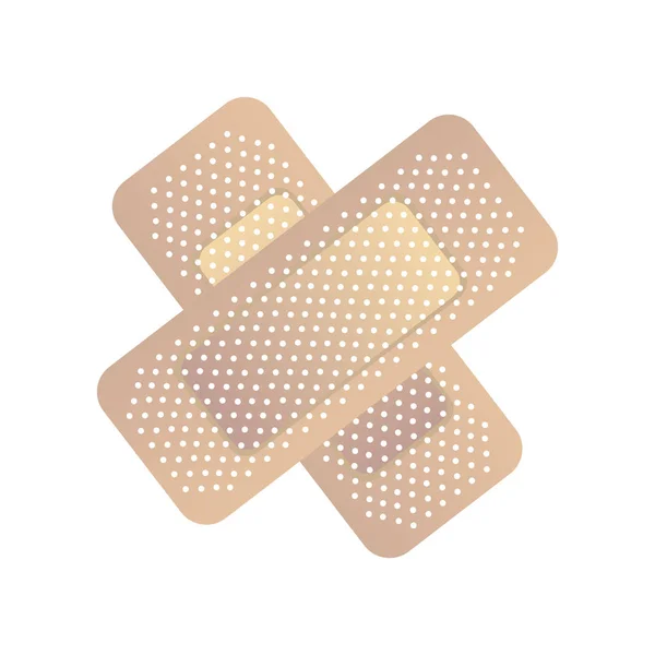 Bandage medische geïsoleerde pictogram — Stockvector