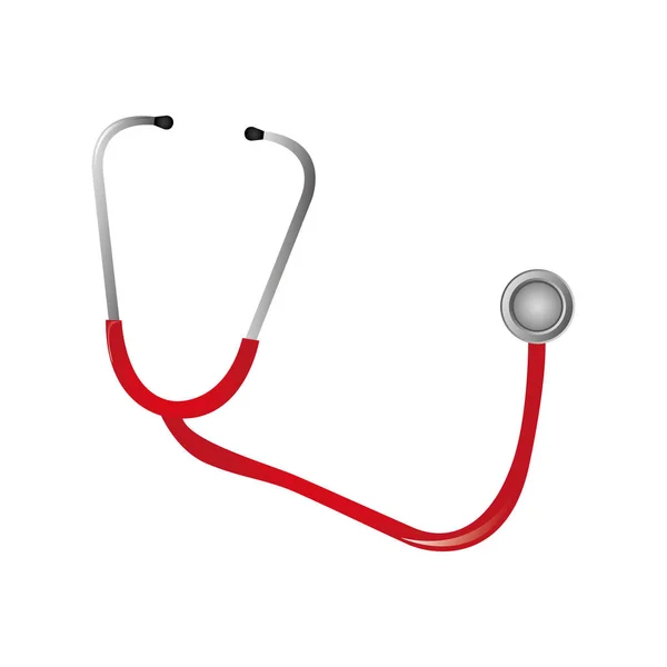 Stetoskop tıbbi cihaz simgesi — Stok Vektör