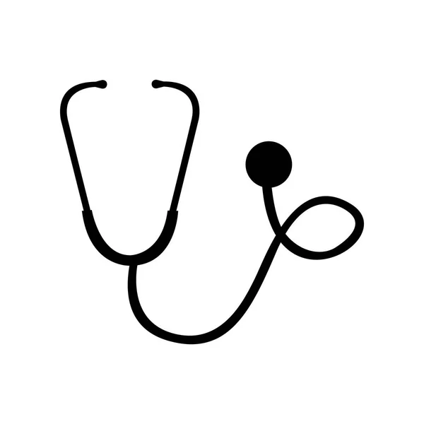Stethoscoop medische apparaatpictogram — Stockvector