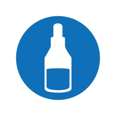 damlacık laboratuvar izole simgesi