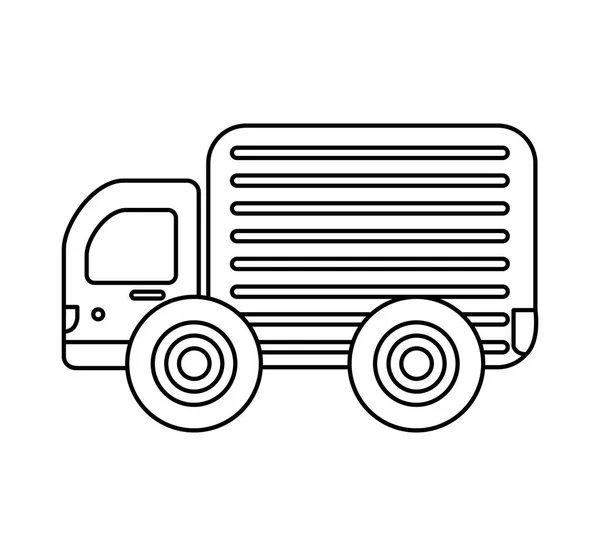 Truck vehicle delivery service — Stock Vector