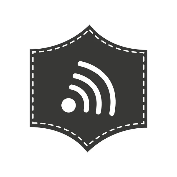 Wifi 连接孤立的图标 — 图库矢量图片