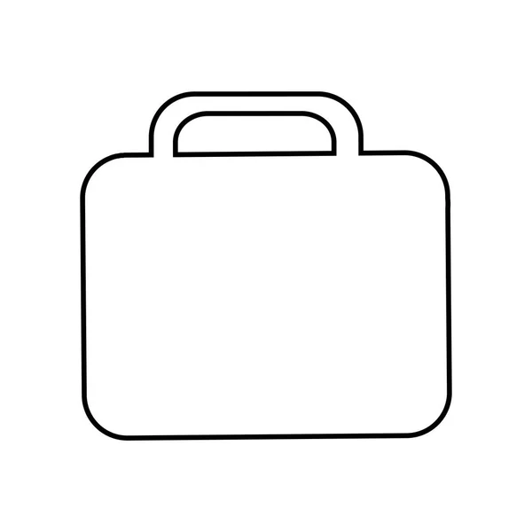 Portefeuille entreprise isolé icône — Image vectorielle