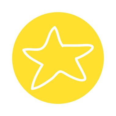 yıldız dekorasyon siluet simge