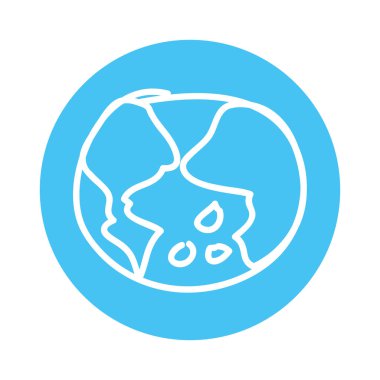 dünya gezegen earth çizim simgesini