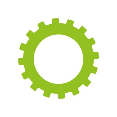 Gears'ı makine izole simgesi