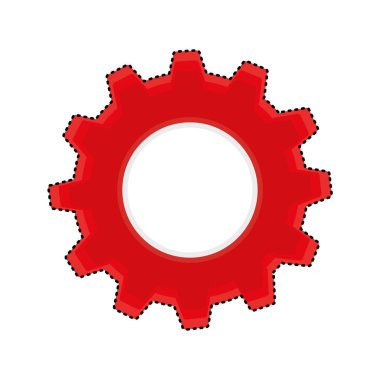 Gears'ı makine izole simgesi