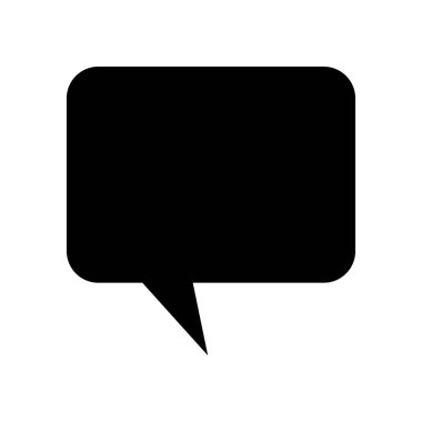 konuşma buble izole simgesini