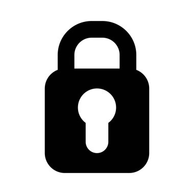 asma kilit güvenli izole simgesi