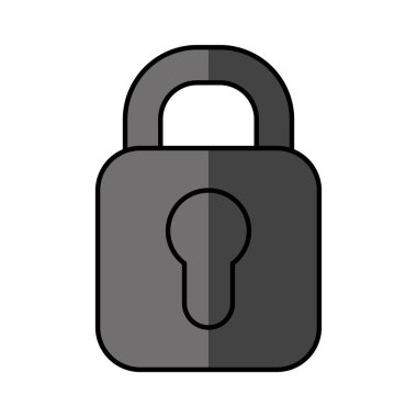 asma kilit güvenli izole simgesi