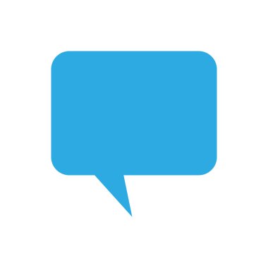 konuşma buble izole simgesini