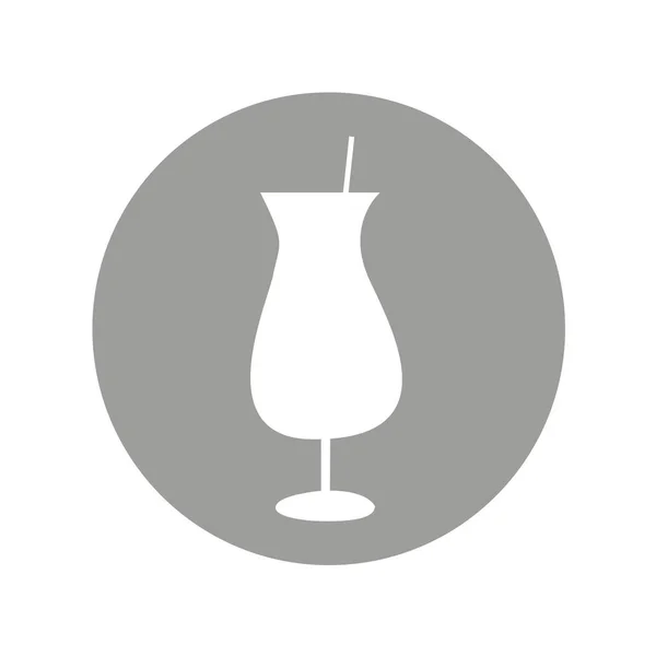 Copo bebida álcool ícone —  Vetores de Stock