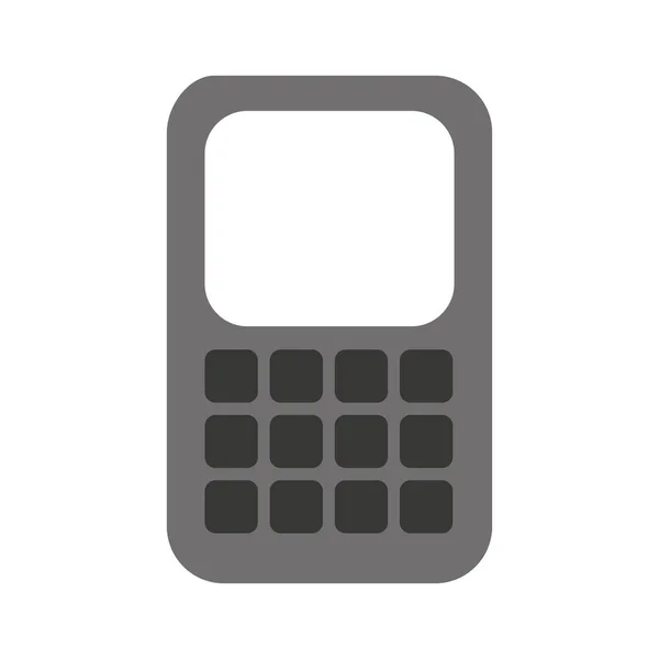 Icono aislado del teléfono celular — Vector de stock