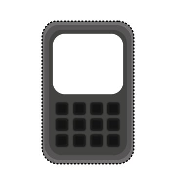 cep telefonu izole simgesi