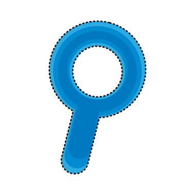 büyüteç izole edilmiş simge ara