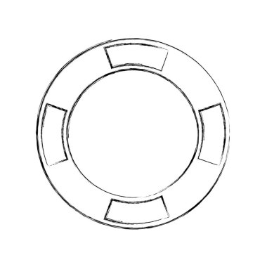 hayat koruma float izole simgesi