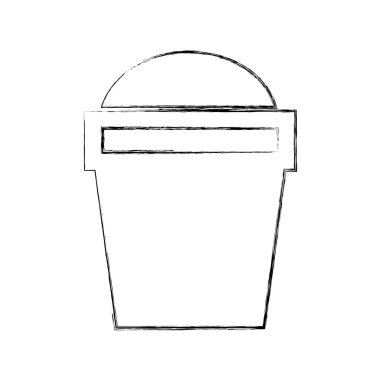 kum kova izole simgesi